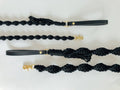The Macramé Leash — Black